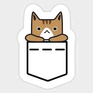 Izzy In A Pocket Sticker